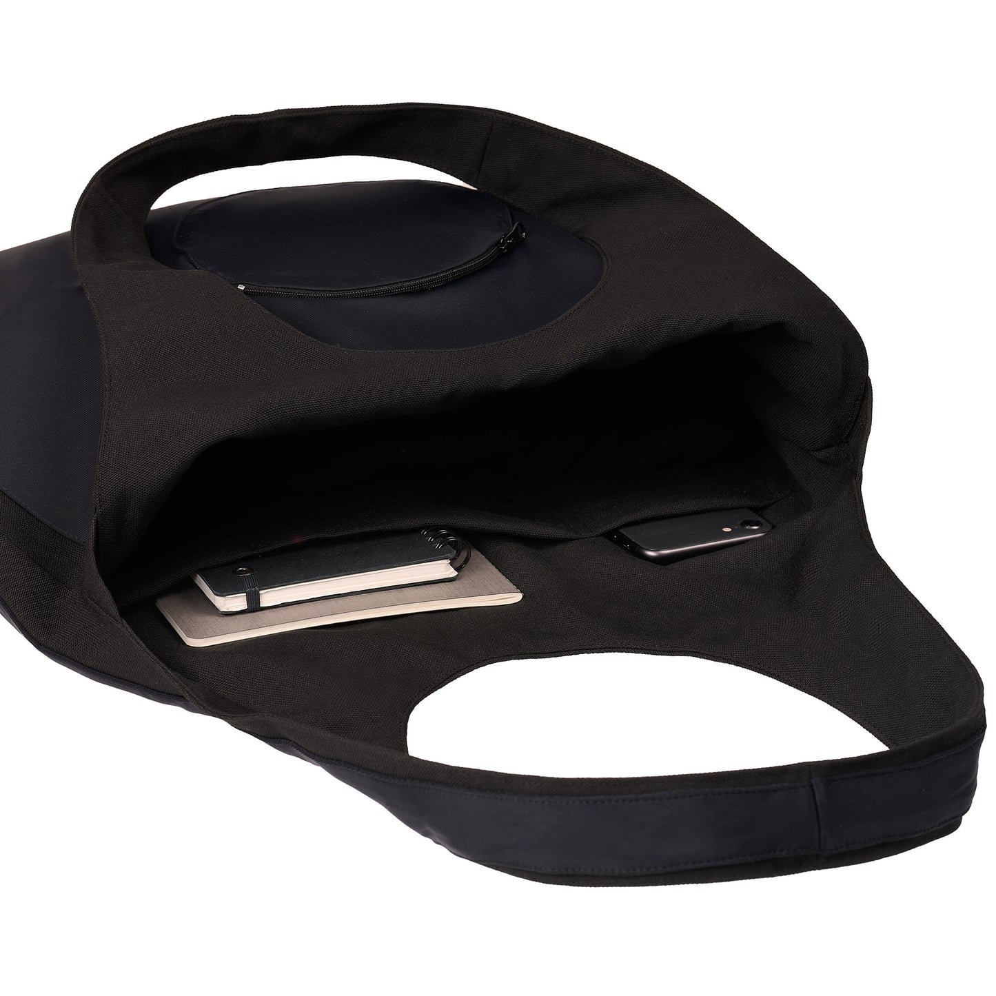 Der Loops Shopper Black hat praktische Innentaschen, damit die Dinge schnell griffbereit sind - für die Arbeit.