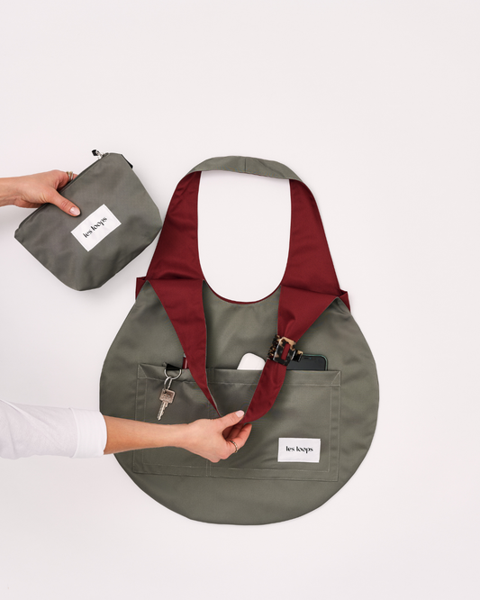 Nachhaltiger Shopper wendbar mit Innenbeutel