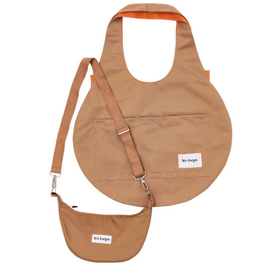 Shopper und Crossbody Set Caramel